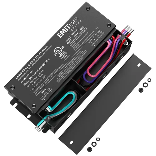 Vista 10 de EMITEVER Controlador LED regulable 5 en 1 de 12 V 150 W, CA 110-277 V a CC