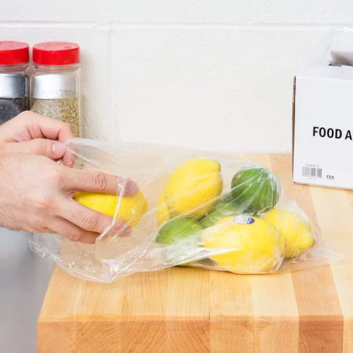 Vista 3 de RBHK Bolsa de plástico para productos de 12 x 16 pulgadas, bolsas transparentes para almacenamiento de alimentos, bolsas para mascotas, bolsas