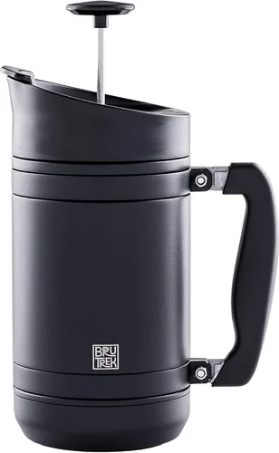 Vista 7 de BruTrek de Planetary Design BaseCamp French Press 32 onzas líquidas - Obsidiana