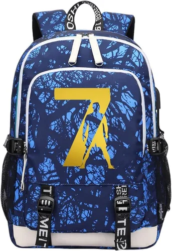 Vista 11 de Soccer Player 7 Mochila deportiva multifunción para viajes, portátil, para fanáticos del fútbol, para hombres y mujeres, negro - 2, Tamaño único