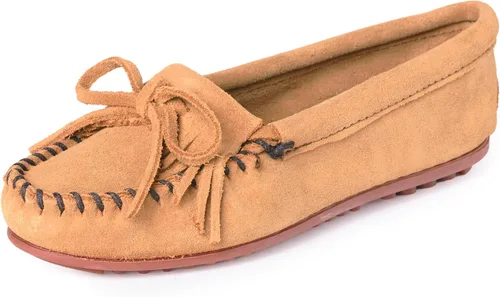 Vista 17 de Mocasín Minnetonka Kilty de gamuza para mujer Tela Arizona