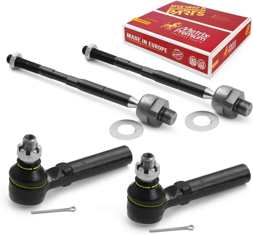 Vista 40 de Metrix Premium Chassis Parts - Kit de 4 piezas de extremos de barra de acoplamiento frontal exterior e interior compatible con Nissan Pathfinder