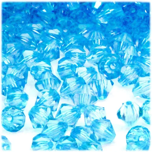 Vista 2 de the crafts outlet, 100-PC acrílico facetadas, Aqua