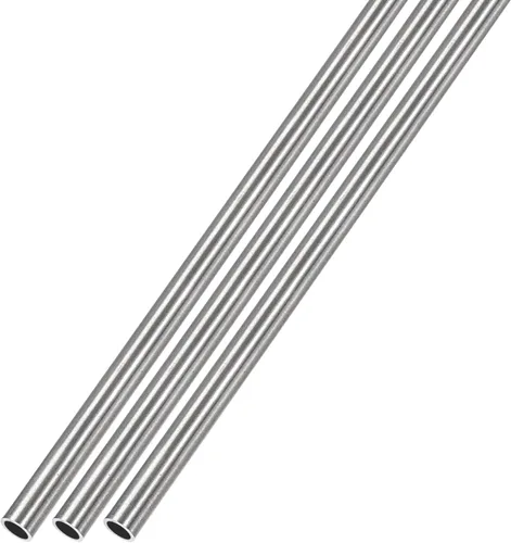 Vista 22 de METALLIXITY Tubo de acero inoxidable 304 (0.079 in de diámetro x 0.006 in de pared T x 9.843 in de largo), 3 piezas, tubo recto - para muebles
