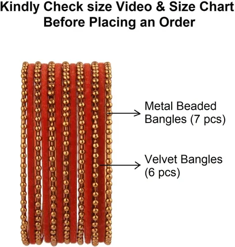 Vista 4 de Efulgenz Rakhi Gifts for Sister Boho Oxidized Indian Jewelry Velvet Bangles Set Bracelets Jewelry for Women Girls Raksha Bandhan Gift for Bhabhi