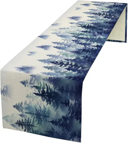 Vista 32 de Camino de mesa con estampado de vaca, camino de mesa estilo occidental con estampado de cuero de vaca en blanco y negro, decoración de mesa