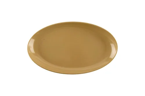 Vista 6 de G.E.T. OP-1580-CHI - Plato ovalado para servir con 15 chiles, apto para lavavajillas, plástico de melamina, colección Osslo
