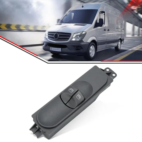 Vista 7 de 9065451513 Interruptor de elevalunas eléctrico del lado del conductor, interruptor de control maestro eléctrico compatible con Mercedes Benz