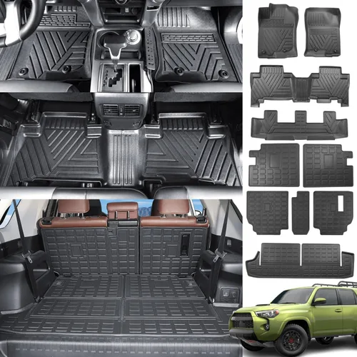 Vista 12 de powoq - Alfombrilla de suelo de 6 asientos compatible con Jeep Grand