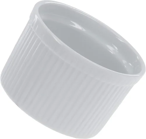 Vista 9 de BIA Cordon Bleu Classic - Plato de soufflé alto de 10 onzas, juego de 4, color blanco