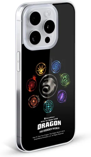Vista 2 de Head Case Designs Funda de gel suave con licencia oficial de How to Train Your Dragon Group III Icon Art compatible con Apple iPhone 13 Pro