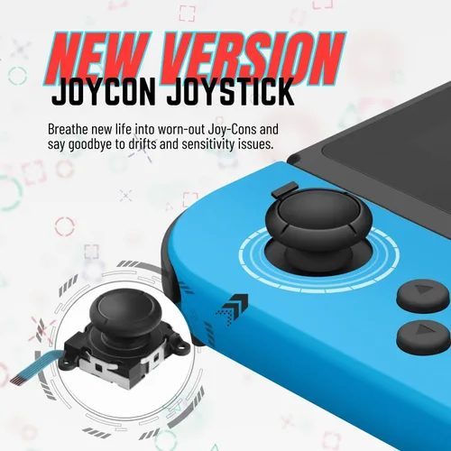 Vista 2 de TNP Switch Joystick Replacement Joycon Repair Kit - Premium Quality Joysticks and Joycons Controller Replacement for Nintendo SwitchLite with Repair