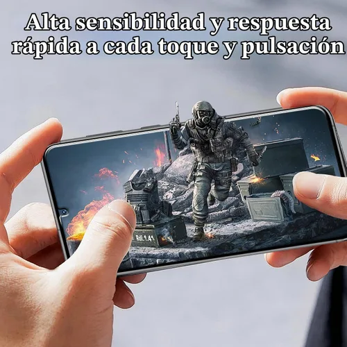 Vista 4 de Pokolan Protector de pantalla para Samsung Galaxy S23 5G Película de vidrio Transparente