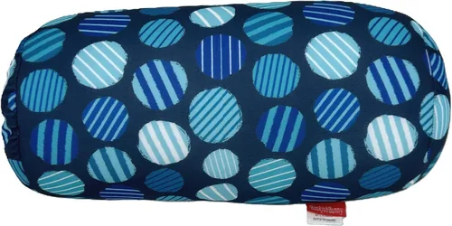 Vista 26 de Bookishbunny Almohada Cilíndrica de Rodillo de Microperlas 13" x 7" (Blanco y Negro)