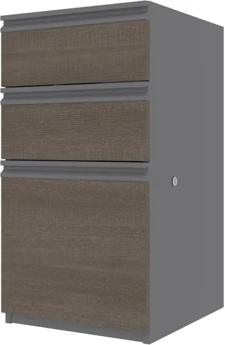 Vista 5 de Bestar Prestige + Pedestal complemento, 16 W, chocolate blanco y Antigua