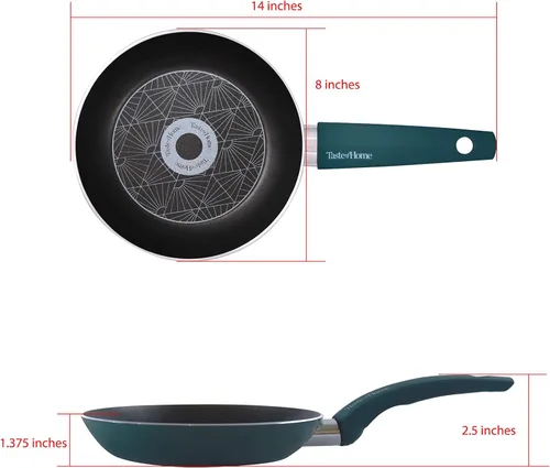Vista 6 de Range Kleen Taste of Home® - Sartén antiadherente de aluminio de 8 pulgadas