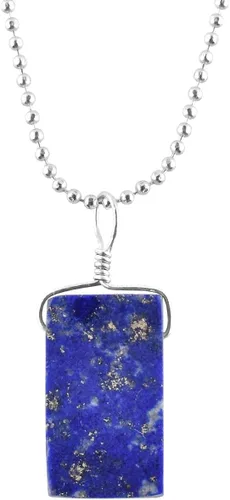 Vista 15 de Collar con colgante delicado de piedras preciosas multicolor