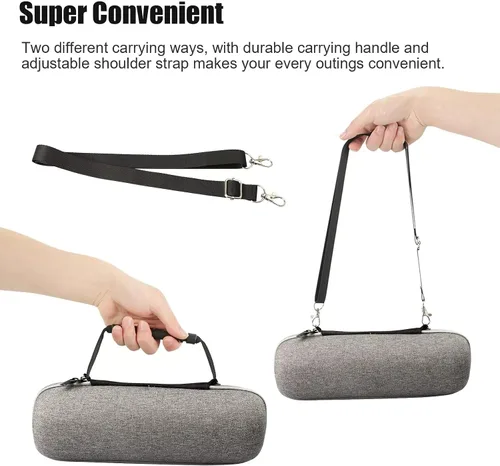 Vista 2 de Estuche de viaje duro, bolsa de almacenamiento impermeable y a prueba de golpes para JBL Charge 5