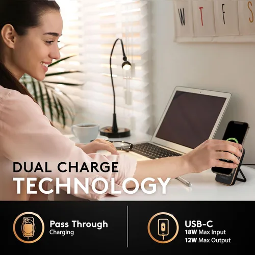 Vista 6 de DURACELL Banco de energía móvil Compatible con iPhone, iPad, Samsung, Android y más Cumple con la TSA Recarga dispositivos hasta 3 veces