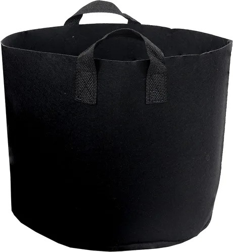 Vista 7 de Sunnydaze 1 paquete de bolsas de cultivo de jardín de 5 galones para verduras, macetas y macetas de tela de fieltro de polipropileno no tejido