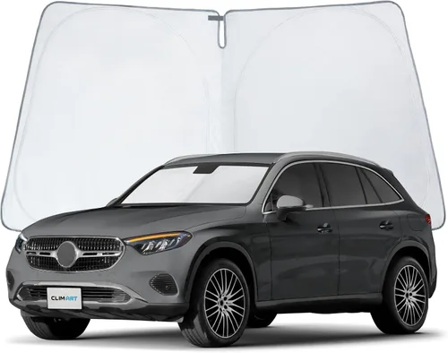 Vista 53 de CLIM ART Parasol para parabrisas para BMW X3 2018-2024, parasol plegable de ajuste personalizado, protector solar del vehículo, cubierta