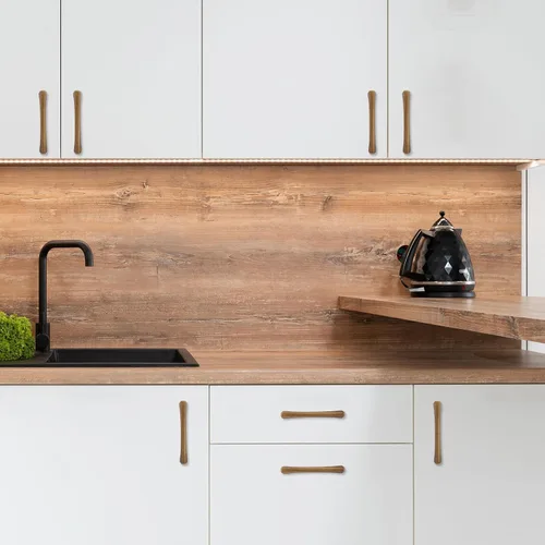 Vista 5 de COTYKILEY - Paquete de 10 manijas de gabinete de cocina color latón envejecido de 3 pulgadas (76mm), accesorios dorados para gabinetes de cocina