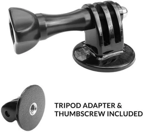 Vista 2 de Soporte para cámara de acción 3 en 1 + adaptador de trípode para iPhone, Galaxy y todos los demás teléfonos inteligentes