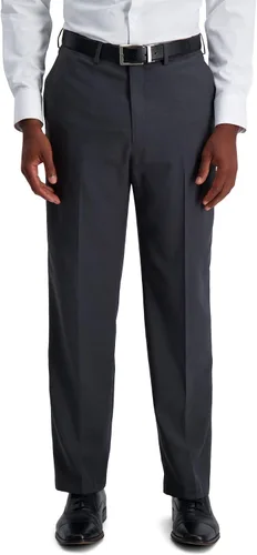 Vista 11 de Haggar Pantalón de vestir de ajuste clásico prémium para hombre Negro