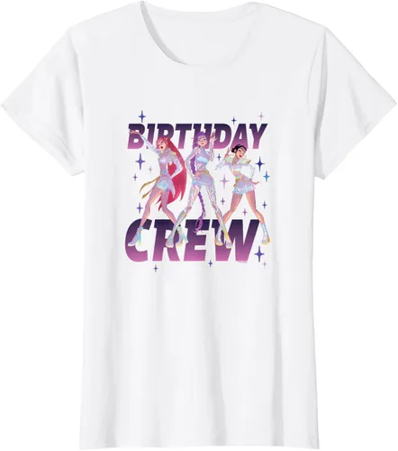 Vista 16 de Kpop Demon HUNTR/X Birthday Crew Camiseta con licencia