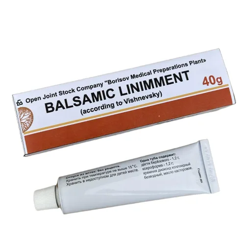 Vista 2 de Linimento balsámico (ungüento Vishnevsky) (5.64 oz, (4 tubos de 1.41 oz))