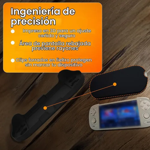 Vista 2 de SplashNColor - Funda de consola compatible con Odin 2 Mini Clipshield Slim Funda protectora de bolsillo reversible, emulador de mano retro portátil