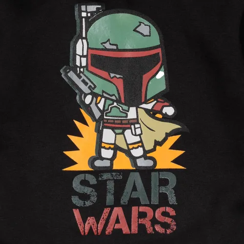 Vista 5 de STAR WARS Boba Fett - Sudadera con capucha de forro polar para niños pequeños y grandes