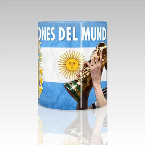Vista 2 de Argentina Campeones 2022 Champions Taza de café de cerámica 11oz