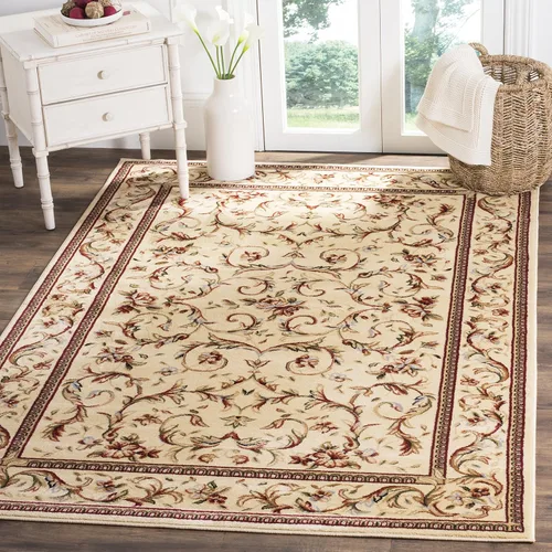 Vista 8 de SAFAVIEH Lyndhurst Collection - Alfombra para pasillo, 2 pies 3 pulgadas x 6 pies, marfil y marfil, diseño tradicional oriental, no desprende pelusa