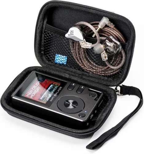 Vista 4 de HIFI WALKER Paquete de reproductor MP3 de alta resolución H2 de 64 GB y funda protectora