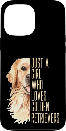 Vista 24 de Cute Golden Retriever - Just a Girl who Loves Goldens Case for iPhone 17