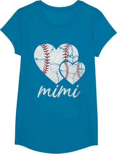 Vista 50 de Camiseta de béisbol Mimi para el Día de la Madre, Negro, S