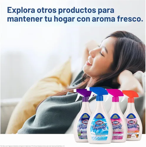 Vista 6 de Clorox Fraganzia Spray refrescante de tela, Hawaiian Escape, 22 onzas