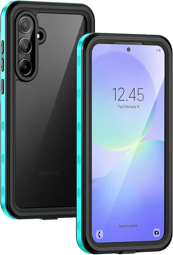 Vista 11 de Lanhiem - Funda para Samsung Galaxy A16 5G, impermeable IP68, resistente al polvo, con protector de pantalla integrado, cubierta protectora