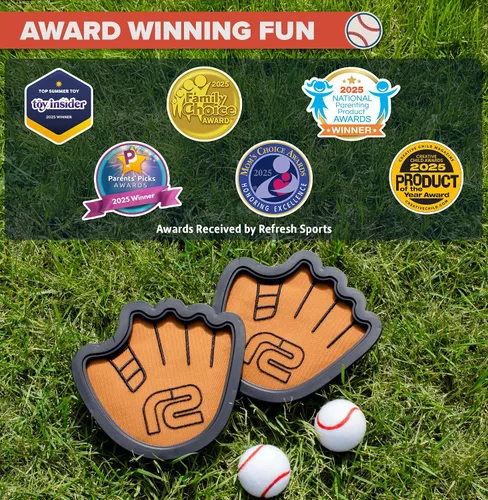 Vista 8 de Juego de pelota para lanzar y atrapar, pelotas adhesivas fáciles de usar y guante de entrenamiento de béisbol para principiantes, paleta de juguete