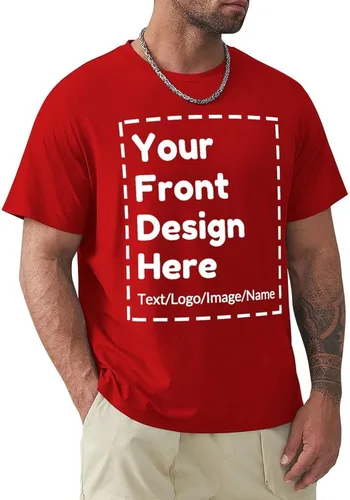 Vista 8 de Camiseta personalizada para hombres y mujeres, camisetas personalizadas para imprimir tu imagen, texto, logotipo, unisex para adultos