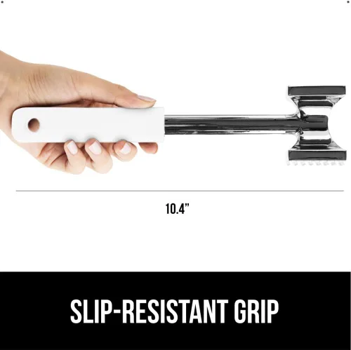 Vista 4 de GORILLA GRIP - Ablandador de carne patentado, multiuso, de doble cara, para carnes, mariscos, nueces, dulces, hielo, libra de chuleta de cerdo, sin
