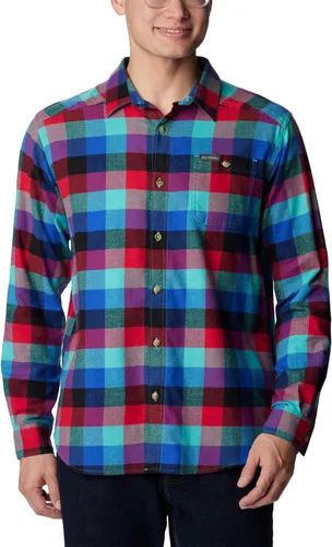Vista 73 de Columbia Men's Cornell Woods Flannel Long Sleeve Shirt Negro