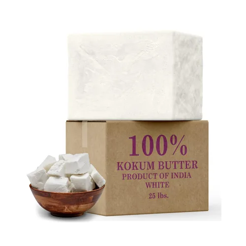 Vista 8 de Plant Guru Mantequilla Kokum cruda de 1 libra 100% pura natural, ideal para hidratar piel, cuerpo y cabello, cremas de bricolaje, bálsamos, lociones