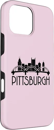Vista 41 de iPhone 16 Pittsburgh Skyline 412 Steel City Case
