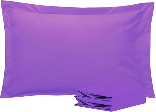 Vista 91 de NTBAY Fundas de almohada estándar, paquete de 2 fundas de almohada de microfibra cepillada de 20 x 26 pulgadas, súper suaves y acogedoras