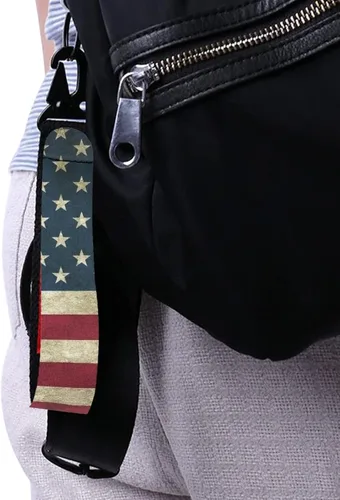 Vista 6 de Xoenoiee Correa de muñeca para llave de mano para muñeca, llavero para llave de coche, cámara, cartera, mochila USB