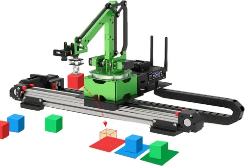 Vista 7 de HIWONDER JetMax Pro AI Vision Robot Am Jetson Nano Robot Mecanum Wheel Kit ROS Open Source con tutoriales detallados y códigos fuente