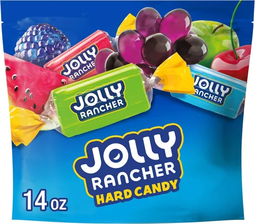 Vista 13 de Jolly Rancher, Bolsa de dulces duros con sabor a fruta original, 7 onzas