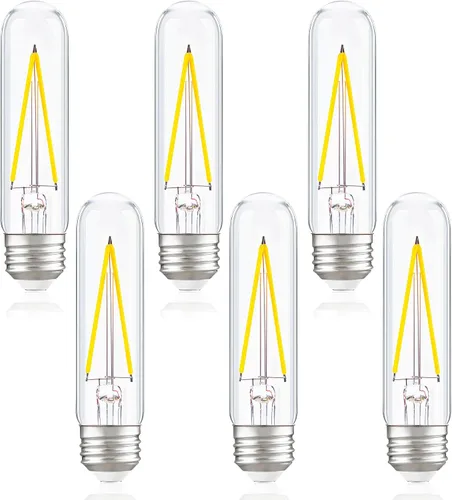 Vista 13 de Bombilla LED regulable E26 T30 T10 bombilla de tubo largo de 4W (equivalente a 40W), bombillas tubulares tipo T para vitrina, piano, candelabro